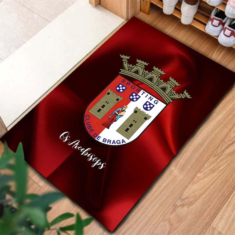 Sporting Clube de Braga Carpet Rug for Living Room Bedroom Home Sofa Decoration,Kids play Non-slip Floor Mat