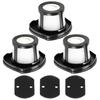 3 Pack Filters for Bissell 2390 2390A 2389 Pet Hair Eraser Cordless Pet Hand Vacuums Part 614212 1614203 1614204