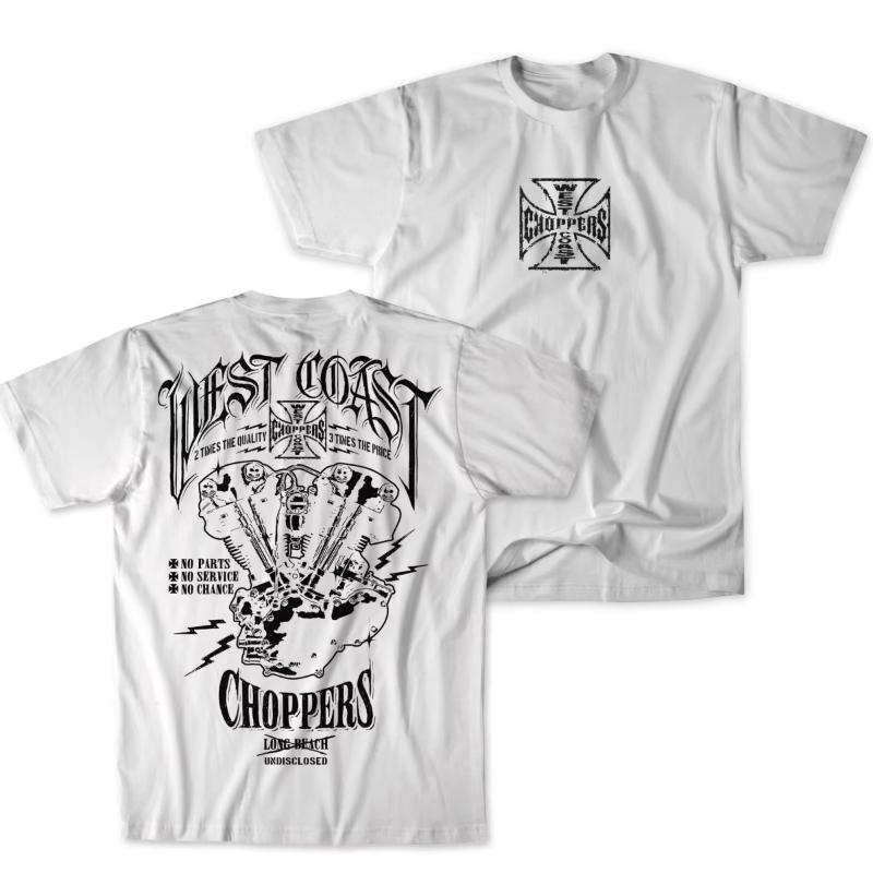 Hot West Coast Choppers Graphic Cotton Tshirt Unisex Summer Short Sleeve Fashion Brand Tee Luxury Casual Vintage Tees 2026 New