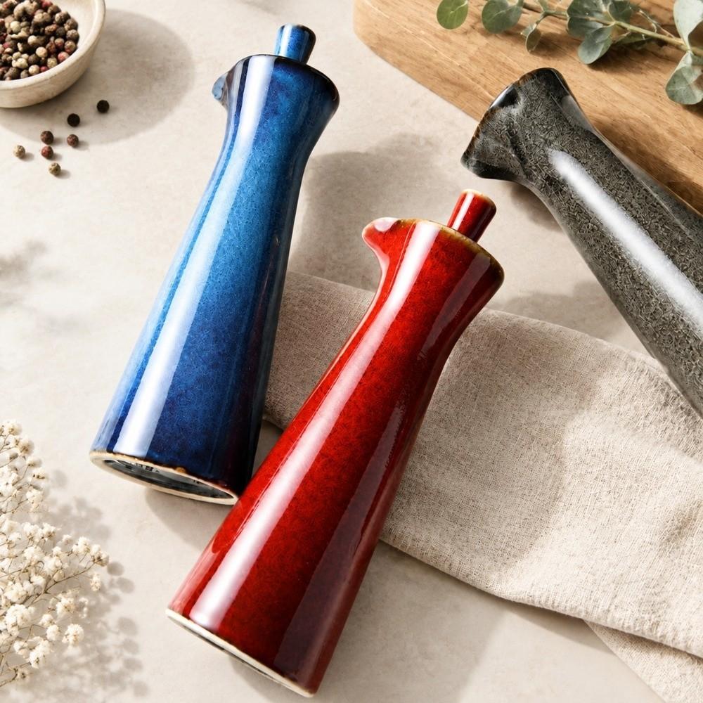 Ceramic Oil Bottle Retro Spice Jar Kitchen Gadget Vinegar Pot  Kitchen