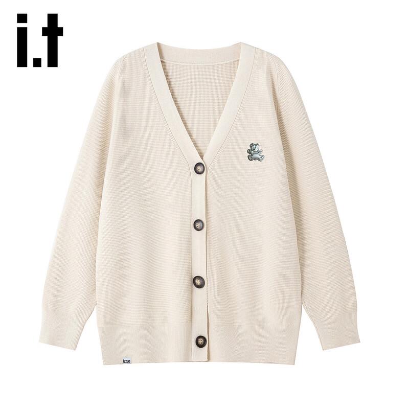 izzue Women's V-Neck Knitted Cardigan