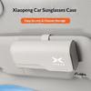 Для XPENG G6 G9 P7+ X9 Xiaopeng Автомобильный солнцезащитный козырек Клипса для солнцезащитных очков Многофункциональное крепление в салон автомобиля Автоматический ящик для хранения очков