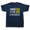 Смешные футболки для взрослых с надписью I HAVE CDO It's Like OCD, графические, хлопковые, уличная мода, короткий рукав, повседневная одежда, Y2K, готические, хлопковые, оверсайз
