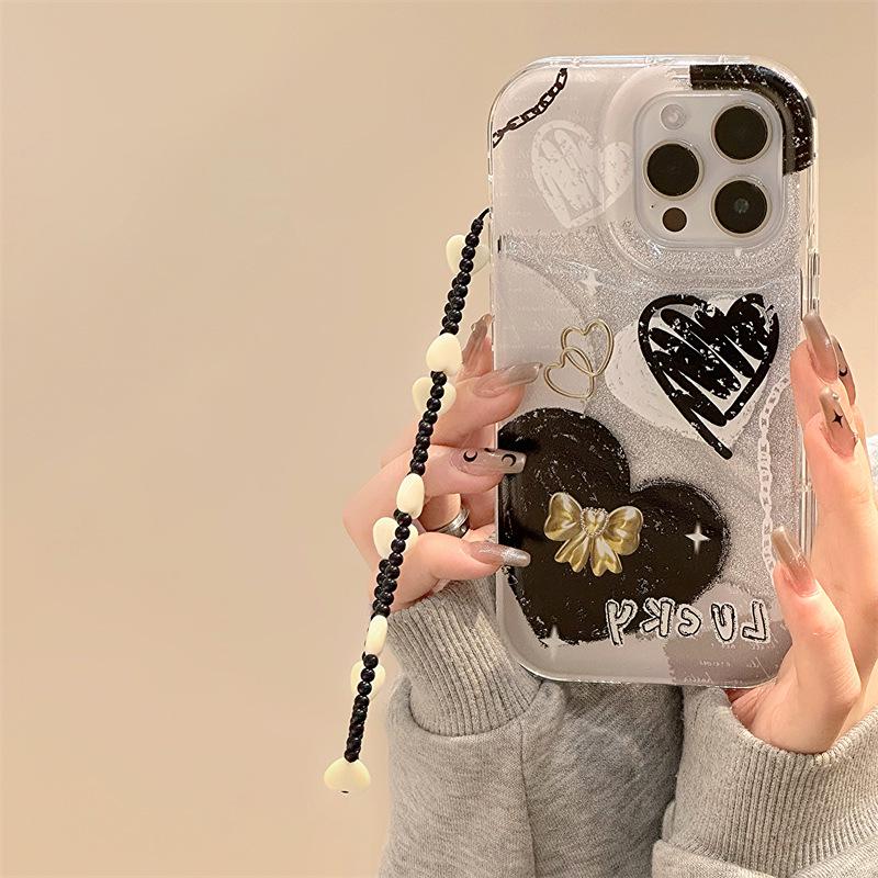 Чехол Zhitai для iPhone 16 Pro: Совместим с Apple 15, 14, 13 Pro Max, 12/11, и включает Браслет