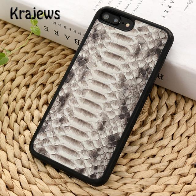 Krajews текстура змеиной кожи, модный чехол для телефона для iPhone 14 6s 7 8 plus X XR XS 11 12 13 pro max Samsung S21 S22ultra Plus