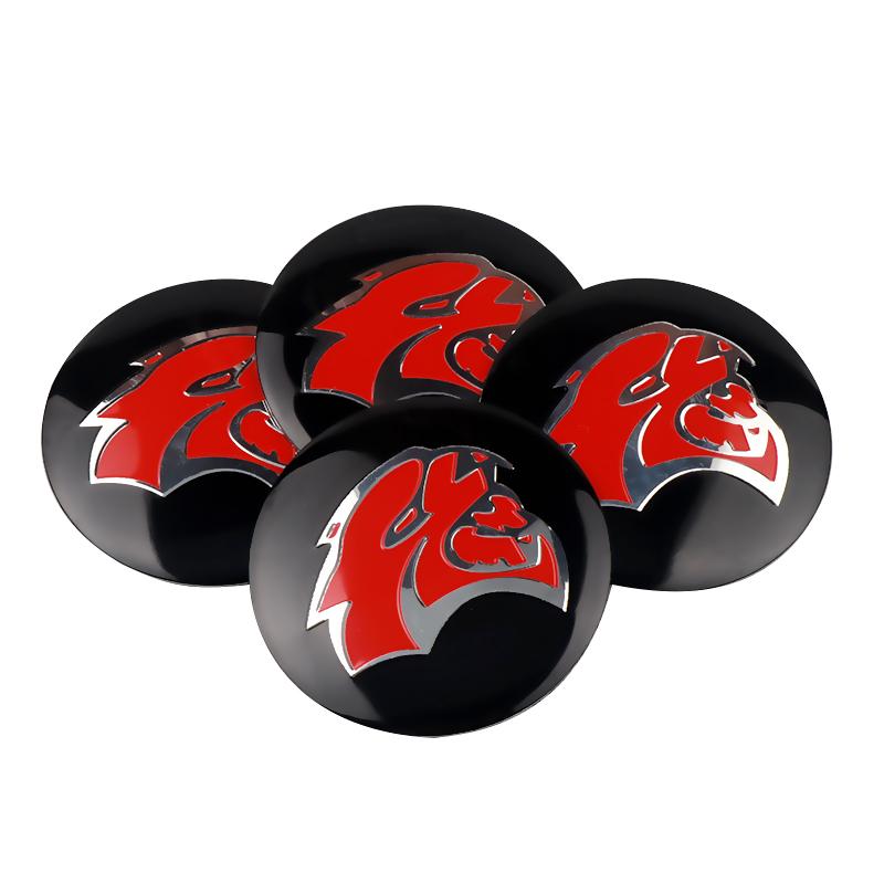56MM Car Wheel Center Cover Sticker Hub Cap Accessories For Dodge Durango Caliber Dakota Neon SRT SXT Nitro Avenger Dart Viper GG1