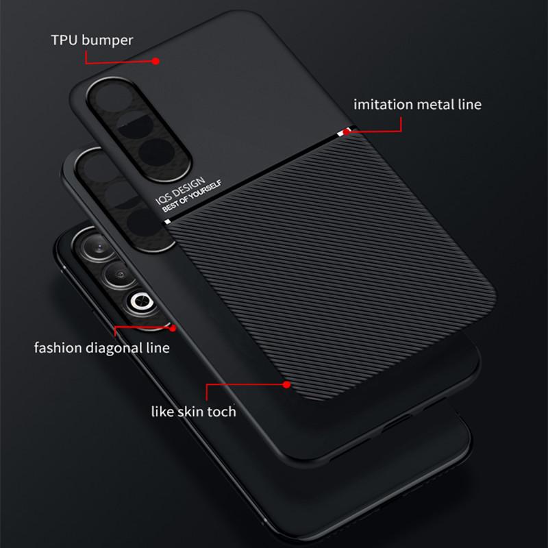 Rugged Non-Slip Case for OPPO A80 5G A3 Pro K12x 5G Protective Cover Car Magnetic Suction Holder Coque Fundas Capa