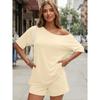 DICFY Women's Fashion Casual Summer Spring Short Sleeve  Pants Suits