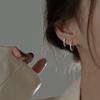 Zircon Earrings, Women's Fashion Versatile Temperament Earrings, Ear Holes, and High-end Ear Accessories for Sleeping.