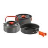 Набор походной посуды ARCSTG: Портативный походный чайник, сковорода и посуда для приключений в дикой природе.