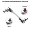 High Strength Ratcheting Wrench Set Double Head Two Direction 72 Tooth Rust Resistant Suitable for Automotive Home Use