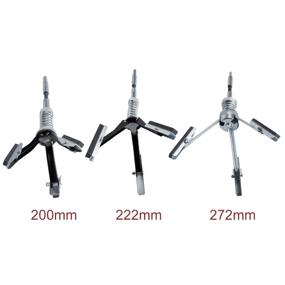 Трехкулачковый шлифовальный инструмент для цилиндров, шлифовальная головка для внутреннего диаметра, стальной инструмент для хонингования отверстий цилиндров двигателя автомобиля, гибкий вал, хонингование 51-177 мм