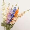 4 шт. Искусственный Дельфиниум для Наполнителя Вазы, Длина Стебля 33,46 дюйма, Искусственный Цветок Ларкспур, Букет из Искусственного Шелка для Свадьбы