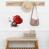 Funny Ladybug Pattern Sticker Wall Sticker Bathroom Toilet Decor Decals Living Room Cabinet Home Decoration  M803