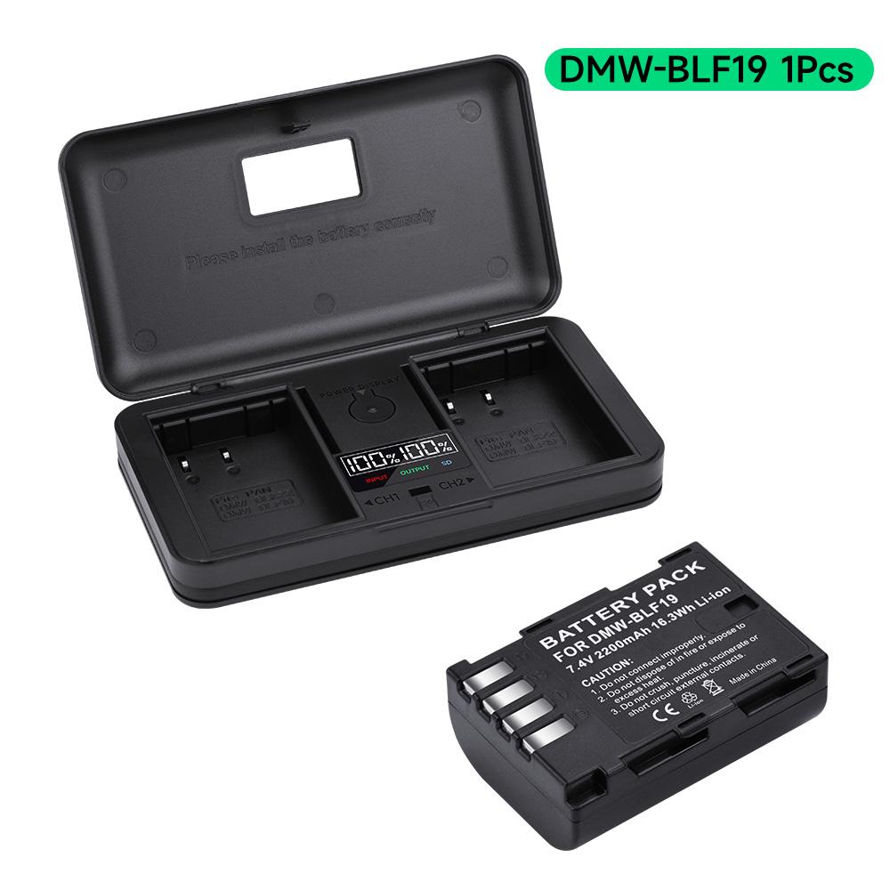 DMW BLF19 DMW-BLF19E dmw blf19 Батарея для камеры BLF19 BLF19E + коробка для хранения ЖК-дисплея с двойным зарядным устройством для Panasonic Lumix GH3 GH4 GH5 G9GK