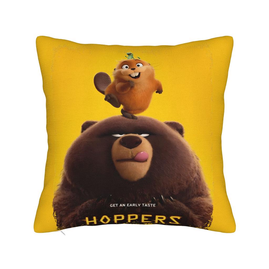 Retro Cartoon Tom Lizard Hoppers Square Pillow Case Cushion Cover Awesome Polyester Decorative Pillowcase for Home x