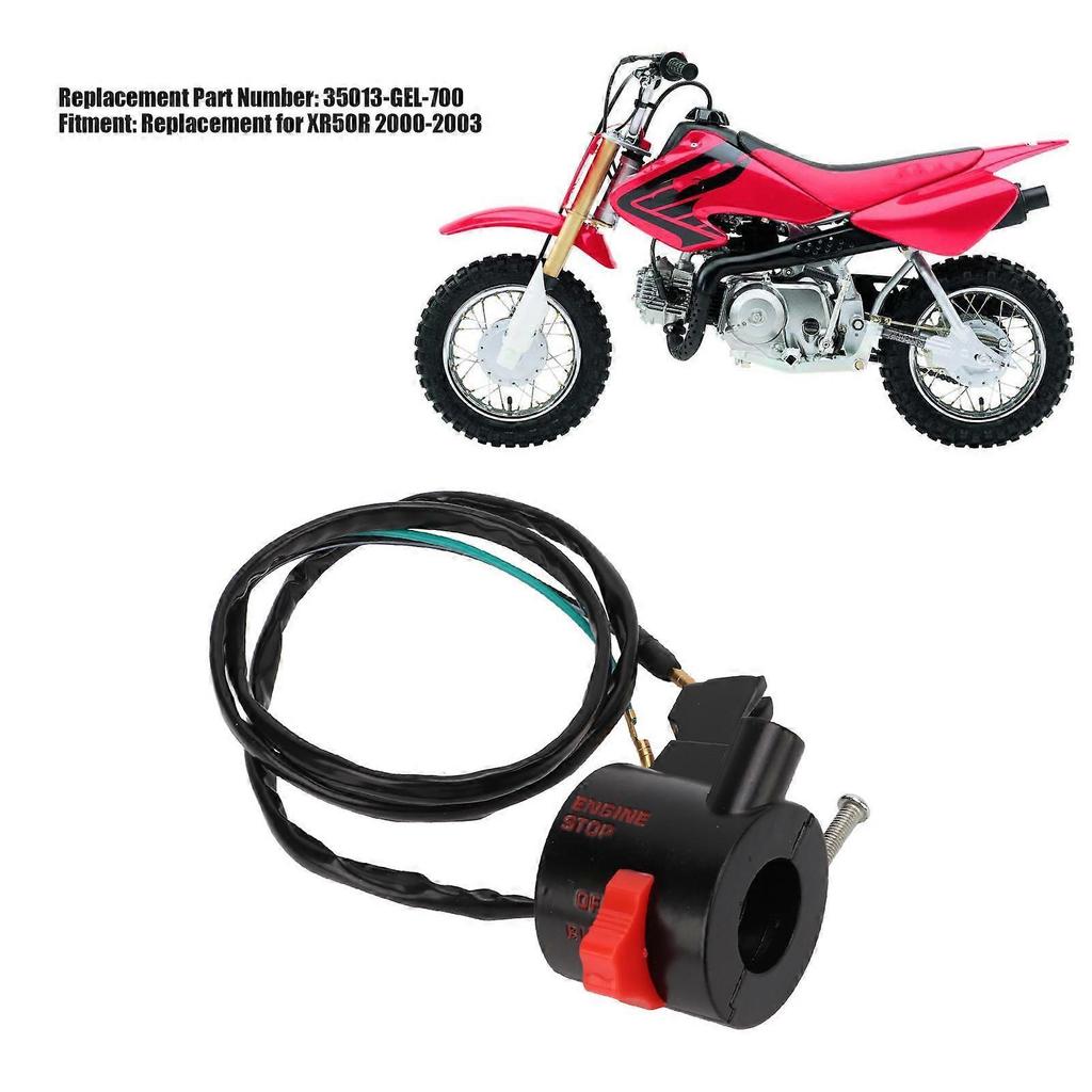 Motorbike Right Handlebar Kill Stop Switch with Throttle Housing 35013?GEL?700 Replacement for XR50R 2000?2003