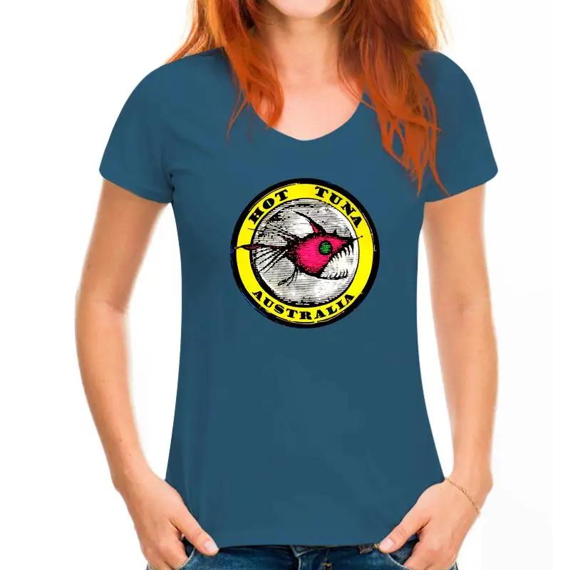T-Shirt Hot Tuna Surf Surfing Surfs Up Retro Vintage Summer Logo Surfer Beach Digital Printed Tee Shirt