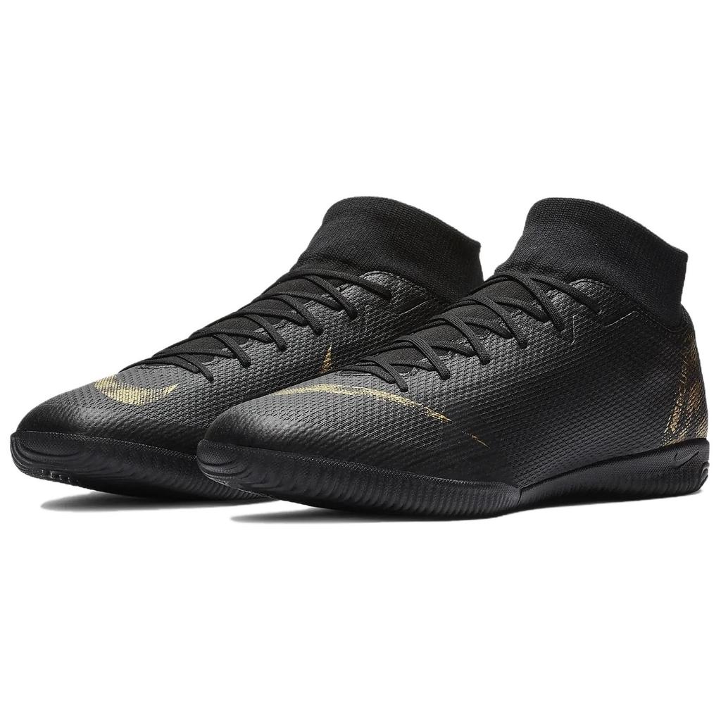 Nike Superflyx 6 Academy Удобные Универсальные Футбольные Бутсы для Зала/Искусственного Покрытия Прочные Футбольные Бутсы Унисекс Черные AH7369-077