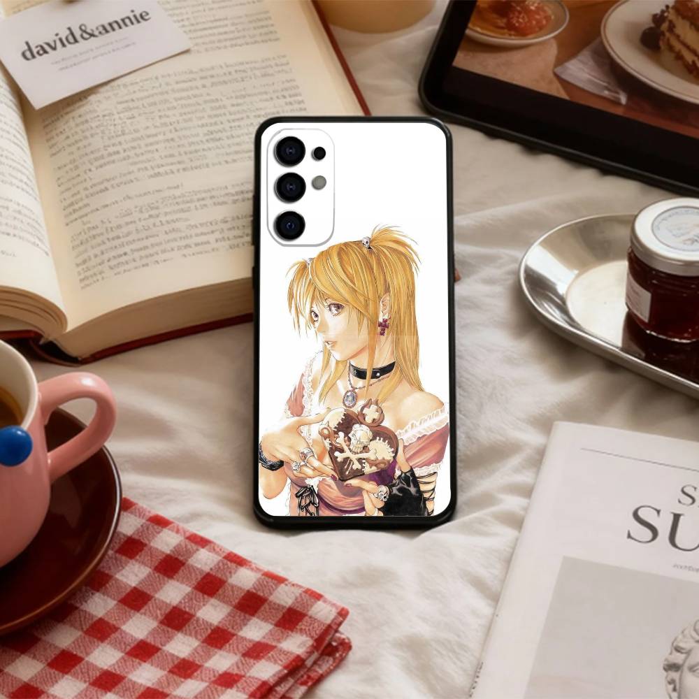 Миса аниме D-Death N-Note Чехол для телефона для Samsung S 25,24,23,22,30,21,10,9,Ultra,Plus,Lite,FE,4,5 G Мягкий черный чехол