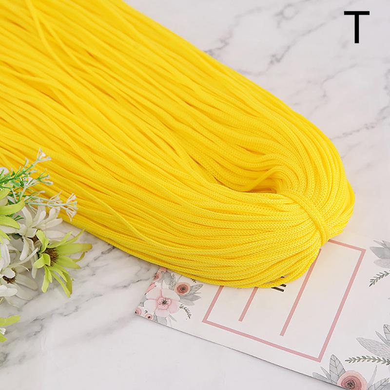 3 мм нейлоновый шнур вязаный крючком полая линия макраме DIY браслет ручной работы плетеный ремесла/обувь