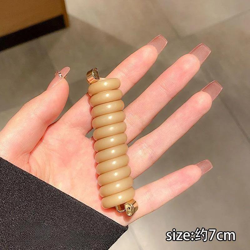 Новые резинки для волос «конский хвост» резинки для волос резинки для волос телефонные провода аксессуары для волос модные повязки для волос женские головные уборы