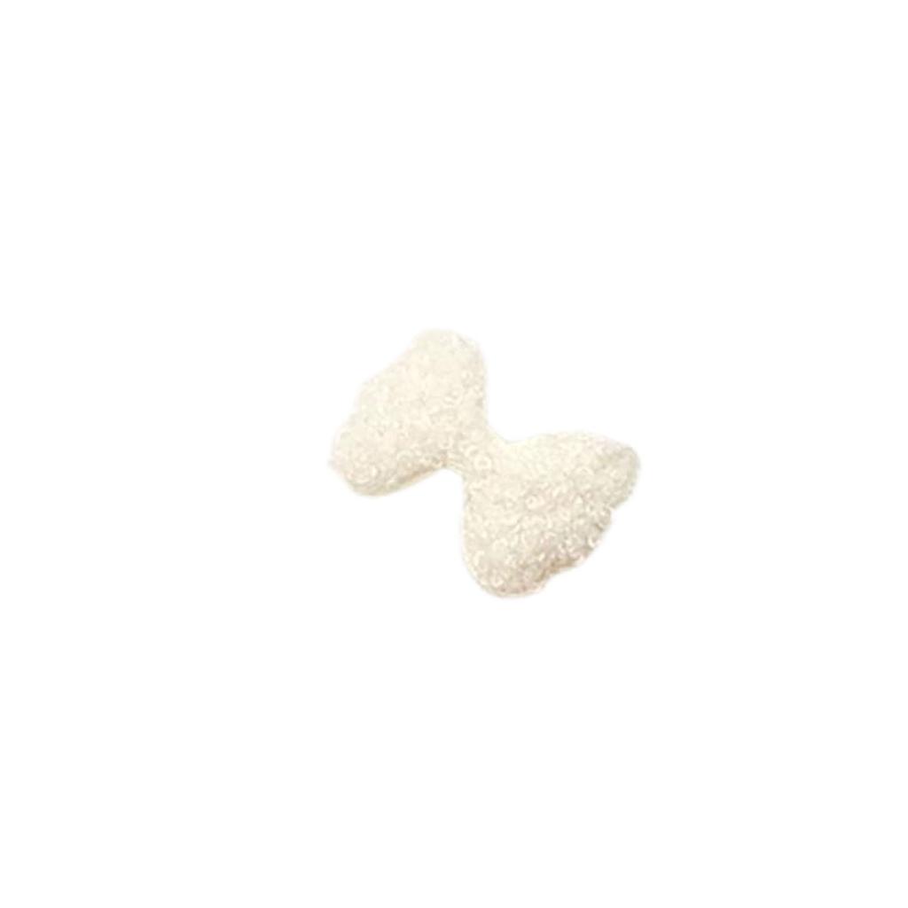 20 шт. модные плюшевые нашивки Тедди мягкие аппликации в виде галстука-бабочки для поделок наклейки для одежды принадлежности DIY заколки для волос украшения