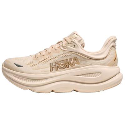 HOKA Bondi 9 Wide Vanilla Birch Женские Кроссовки Кремовые 1162014-VCH