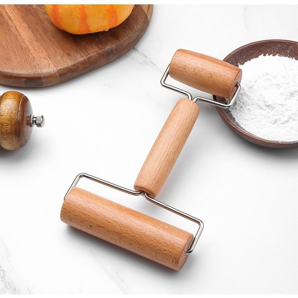 Beech Wood Small Rolling Pin Food-Safe Pastry Roller Non Stick Rolling Pin Pizza Dumpling Pastry