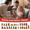 Capybara 3D Christmas Advent Calendar 24 Days Countdown Pendants Home Party Christmas Tree Decorations Hanging Ornaments Gifts
