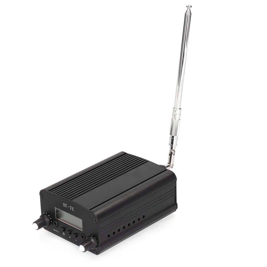 Вещательный передатчик FM ЖК-экран Радио Стерео Станция Аксессуары 1/7 Вт