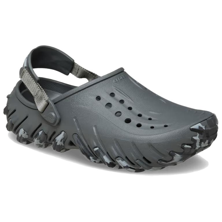 Crocs Эхо Удобные Простые Клоги Унисекс Обувь Серый 212095-0IE