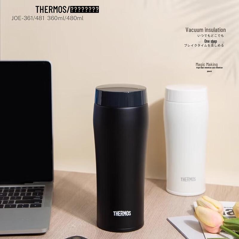 THERMOS JOE-480 Vacuum Insulated Stainless Steel Wide Mouth Mug