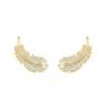 Серьги Idyllia Feather с позолотой Женские серьги 5505623