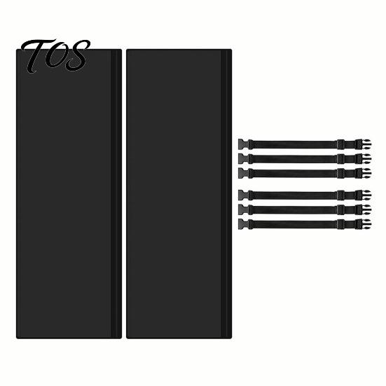 Air Conditioner Hose Insulation Cover 2Pcs Conditioning Exhaust with 6 Straps, Reduce Heat & Insulated Ac Sleeve Improve Cooling Efficiency,