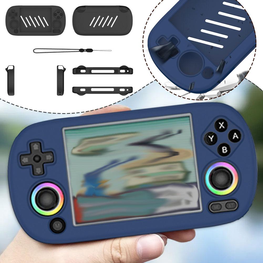 Защитный чехол для игровой консоли ANBERNIC RG40XX H Color Silicone Console Handheld Retro Game L H4W2
