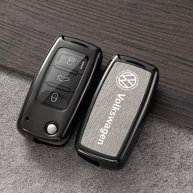 Чехол-брелок для ключа автомобиля VOLKSWAGEN VW для VW Volkswagen Polo Tiguan Passat B5 B6 B7 Golf 4 5 6 MK6 Jetta Beetle Eos Scirocco Up T
