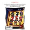 Официально лицензированная фигурка Человека-паука от Marvel, случайный брелок-клипса, аниме-фигурка, брелок, забавная для коллекционеров, 1 шт., 3D, для ношения, мини, легкий, портативный, милый