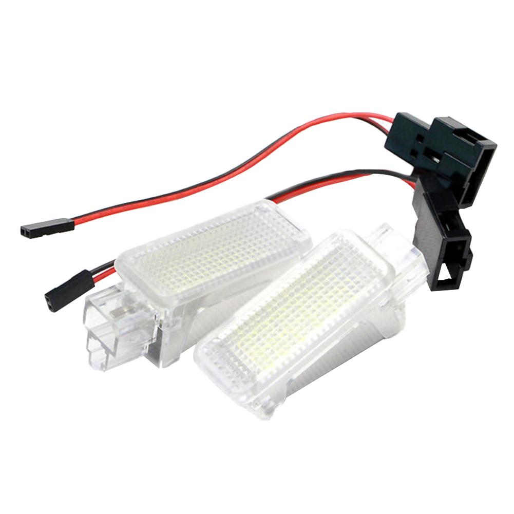 Новый 2 шт. светодиодный фонарь для багажника из ПК, водонепроницаемый, пылезащитный, внутренний плафон для Skoda Octavia Fabia Superb Roomster Kodiaq Yeti