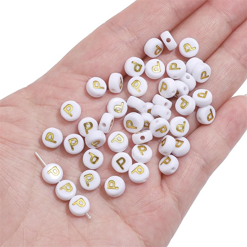 50 шт. 4x7 мм акриловые плоские бусины с буквами для серьг, браслета, ожерелья, ручная работа, аксессуары для изготовления ювелирных изделий своими руками