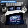 3PCS Tampa Lightning Logo Bedding Set,Including 1pc Duvet Cover And 2pcs Pillowcases Perfect for Bedroom, Dormitory, Fan Christmas gift