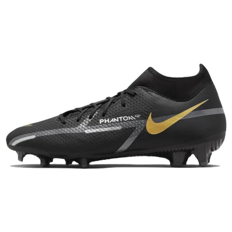 Nike Phantom GT2 Academy DF MG Black Metallic Gold Men Sneakers Dark-Grey Metallic-Dark-Grey DC0797-007