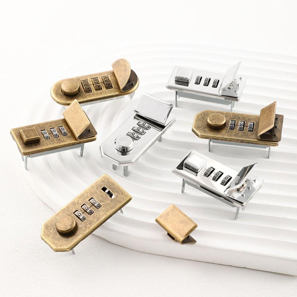 Водонепроницаемый блокнот с кодовым замком, прочная фурнитура, многоразовый замок для портфеля, экономичный сплав, механизм «сделай сам», механический замок