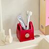 Creative Cute Tote Bag Smiling Face Pen Holder Home Office Desktop Decoration Ornament Stationery Multifunctional Storage Bucket