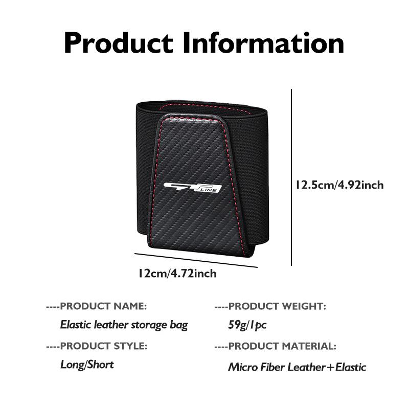 AANS1 Leather Car Door Organizer Phone Sun Visor Glasses Key Storage Bag For KIA Proceed Sorento Cerato Optima Sportage Ceed Niro Soul