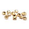 10mm Square Gold Claw Rivet Studs 30 Pieces - Ki-Sign