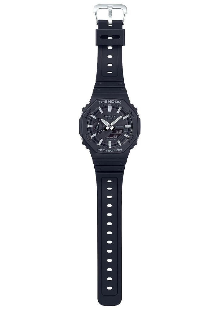 Часы Casio G-Shock (GA-2100-1AJF) с Carbon Core Guard, Мужские, Черные (Официальный японский продукт)