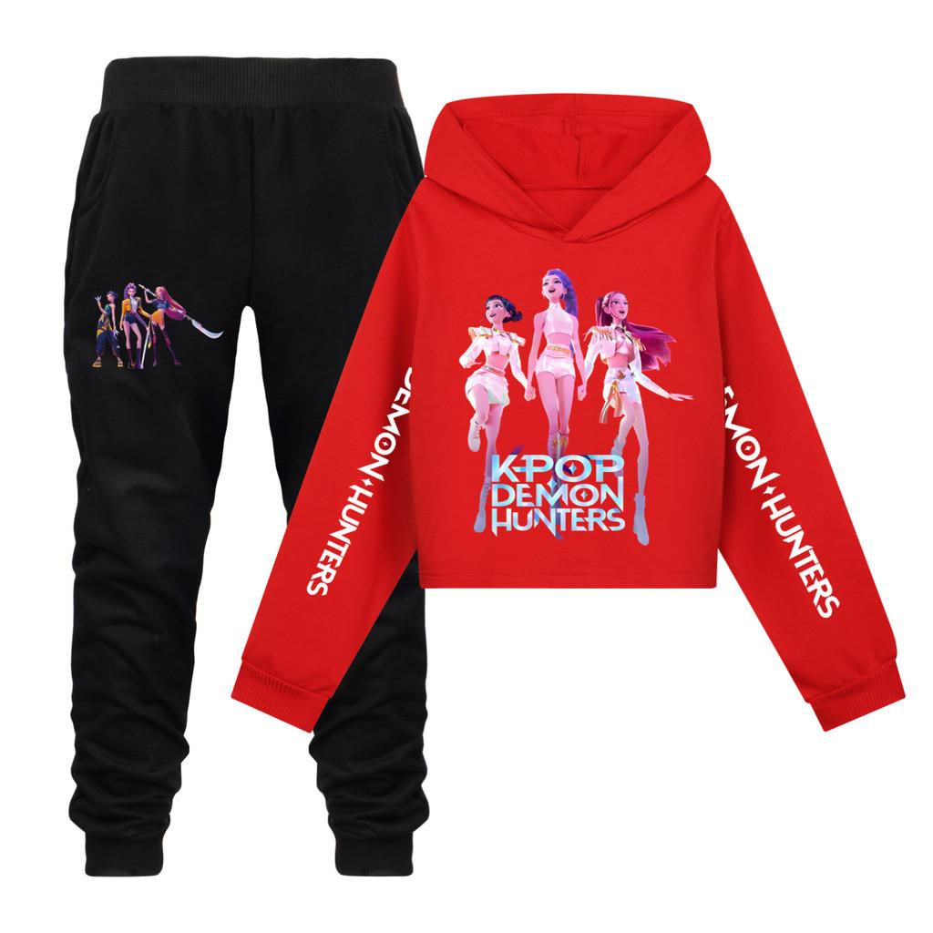Kpop Demon Hunters Kids Sportswear Set With Cotton Fabric For Active Play