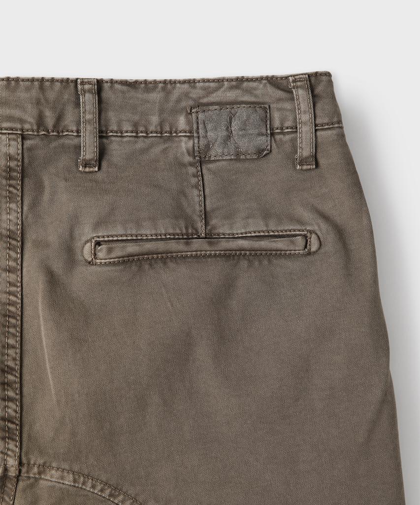 PANICALE Brown Garment-Dyed Cotton Cargo Pants