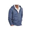 Polo Ralph Lauren FW22 Solid Color Hooded Zip-Up Sweatshirt Men Sweatshirt Fog-Blue 710625887-019